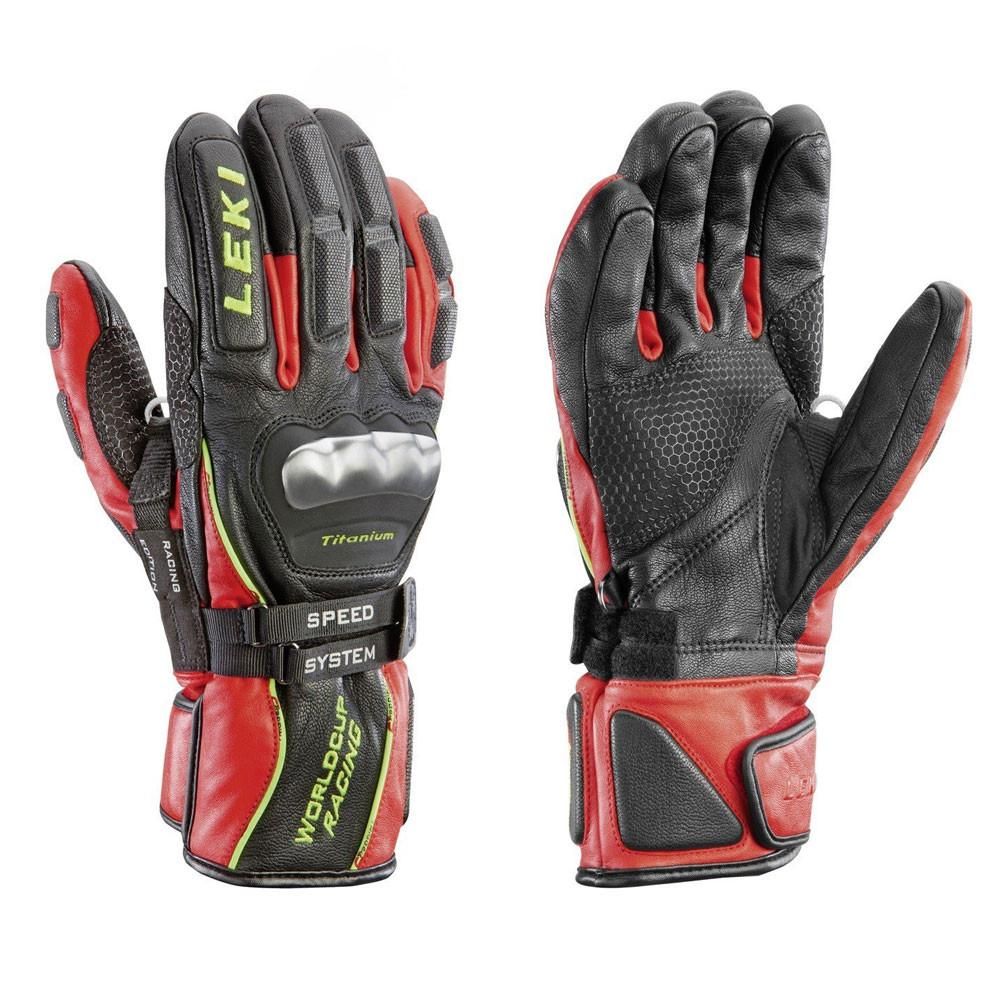 Antagelse ingeniør Underholde Leki World Cup Racing Ti S Speed Black/Red Gloves