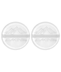 Dakine Round Scraper Stomps - Clear White