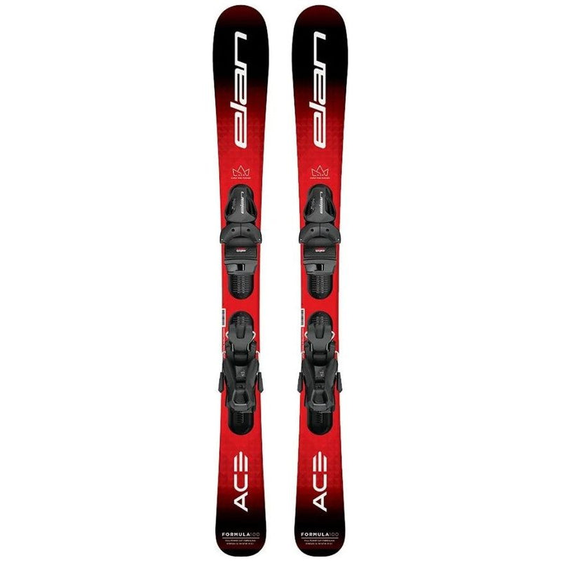 2023 Elan Formula Red Jr Skis w/ EL 4.5 Bindings - 90 cm