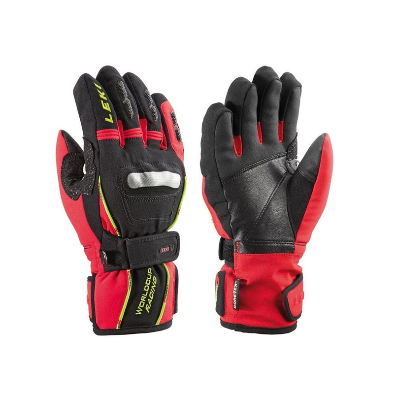 Leki World Cup Jr GTX Trigger S Black/Red Gloves 5
