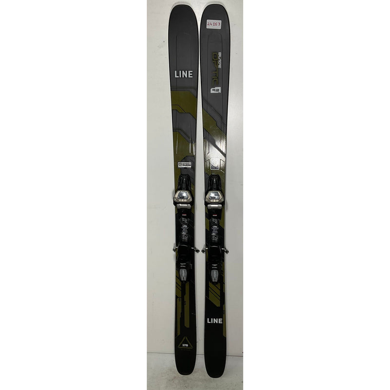 2024 Line Blade Optic 92 175cm Skis w/ Marker Griffon Bindings