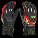 Leki World Cup Race Flex S Jr Glove Black/Red/White/Yellow - 7