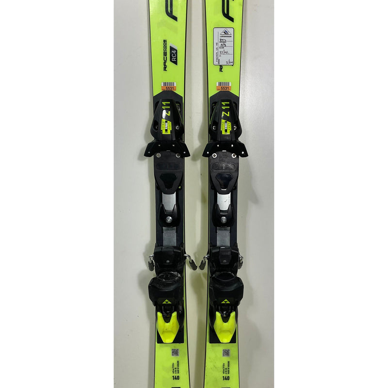 2025 Fischer RC4 SL 140cm Jr Skis w/ Z11 Bindings