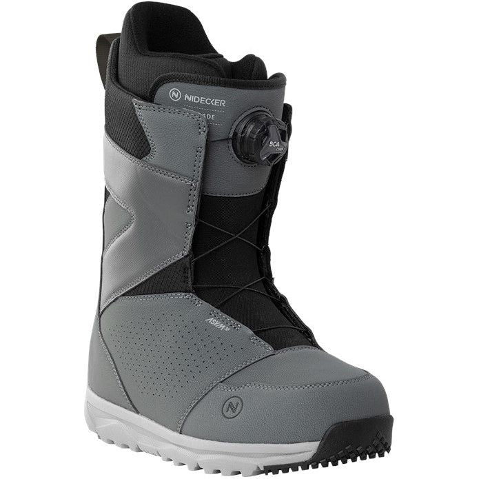 2024 Nidecker Casade Gray Snowboard Boots - 8.5