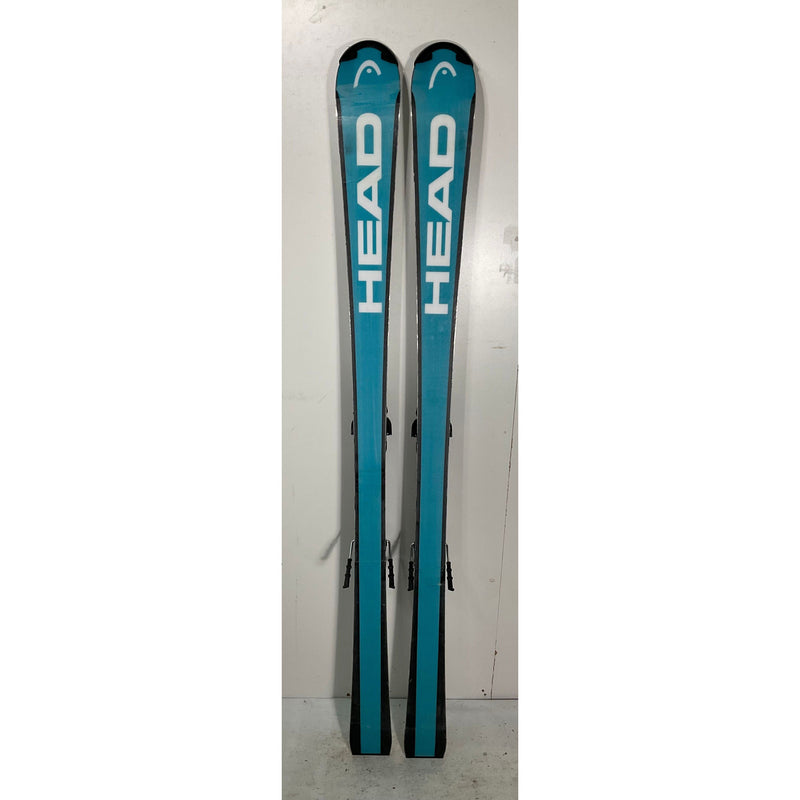 2025 Head WC Rebel e-SL 158cm Skis w/ FreeFlex 16 Bindings