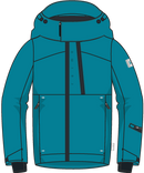 Reima Tieten Jacket Junior in Aquatic Blue