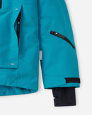 Reima Tieten Jacket Junior in Aquatic Blue