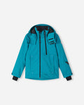 Reima Tieten Jacket Junior in Aquatic Blue