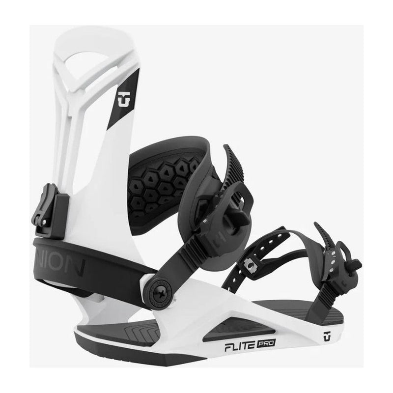 2025 Union Flite Pro White Snowboard Bindings - S