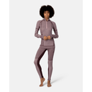 Kari Traa Smekker Half Zip Base Layer - Cocoa Powder