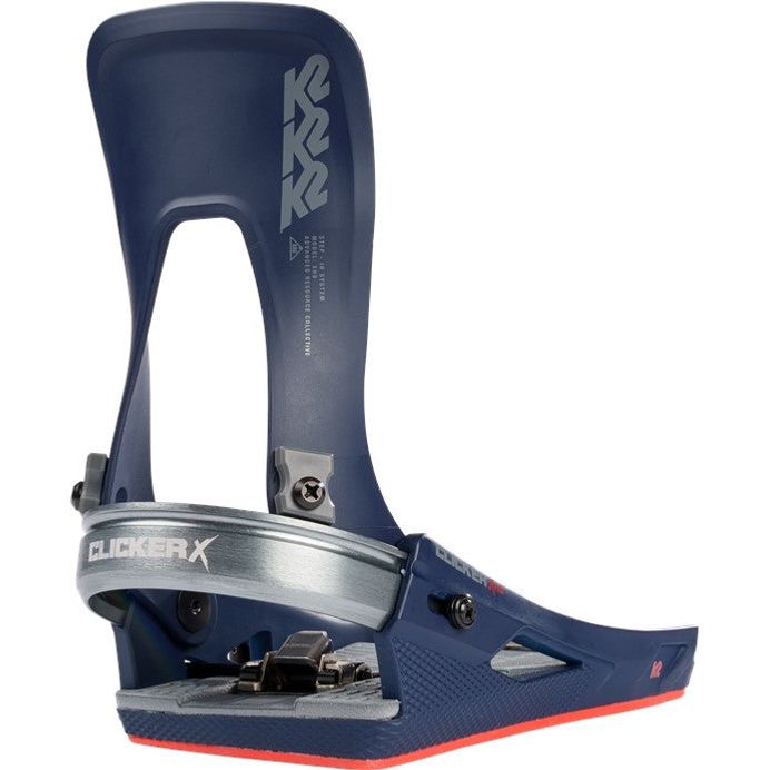 2023 K2 Clicker X HB Blue Snowboard Bindings - M