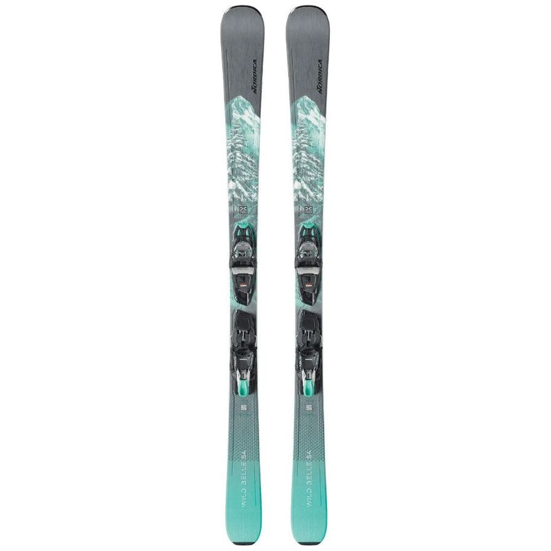 2025 Nordica Wild Belle DC 84 Women's Skis w/ TP2 11 Bindings - 144 cm