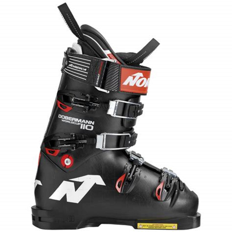 Nordica Dobermann World Cup 110 Ski Boots Black Red - 22