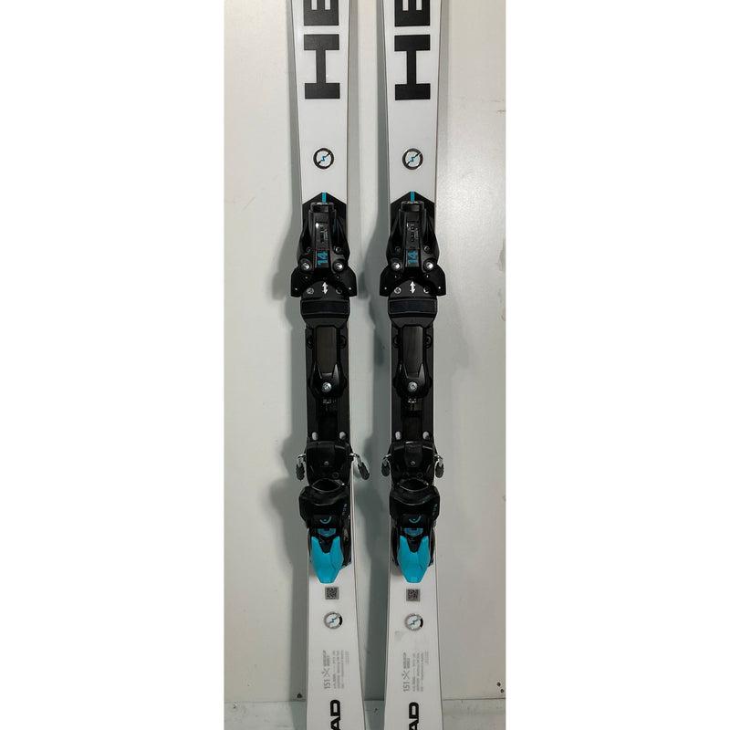 2025 Head WC Rebel e-SL 151cm Skis w/ FreeFlex 14 Bindings