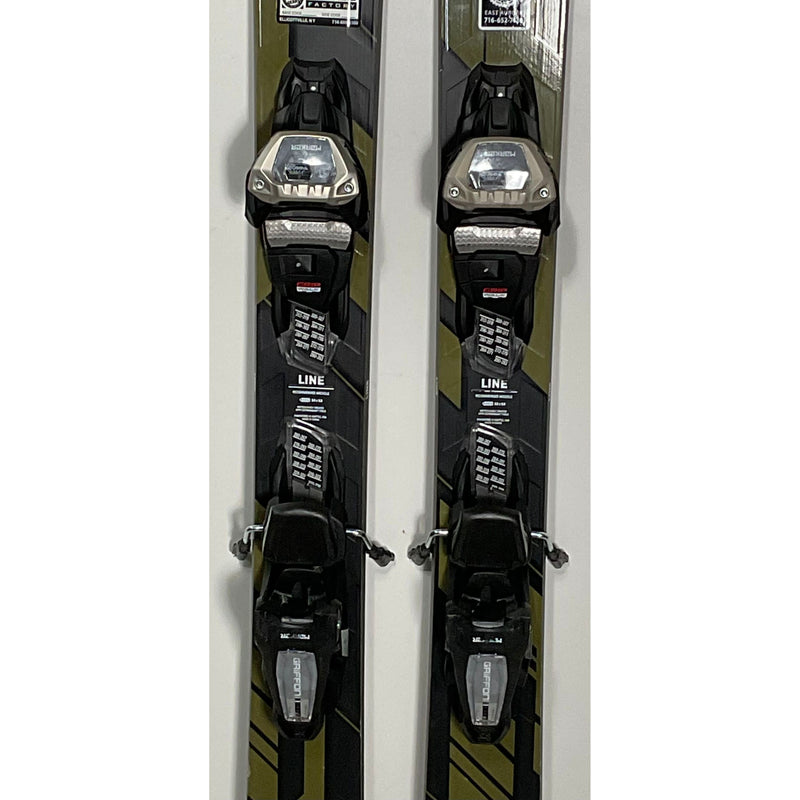 2024 Line Blade Optic 92 175cm Skis w/ Marker Griffon Bindings