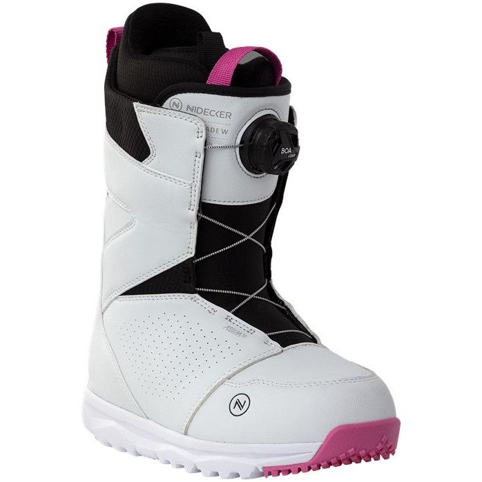 2024 Nidecker Cascade White Women's Snowboard Boots - 6.5