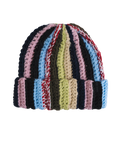 Autumn Patchwork Beanie - Teal