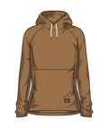 Blackstrap Women's Baseleisure Hoodie in Fossil