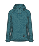 Blackstrap Women's Baseleisure Hoodie in Inprint Surge