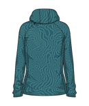 Blackstrap Women's Baseleisure Hoodie in Inprint Surge, alternate view
