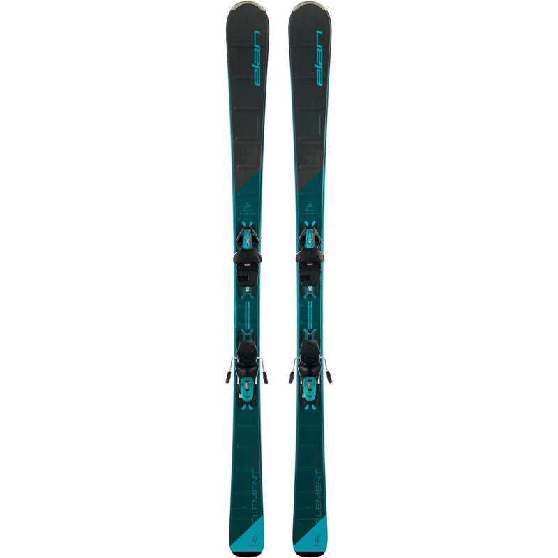 Elan Element Black Women's Skis w/ ELW9 Bindings