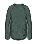 Blackstrap Big Kids Evolver Crewneck in Inprint Obsidian