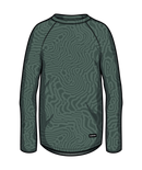 Blackstrap Big Kids Evolver Crewneck in Inprint Obsidian