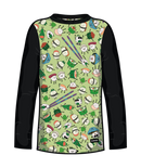Blackstrap Kids' Little Pine Crewneck in Sushi Sprout