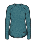 Blackstrap Women's Summit Crewneck in Inprint Surge