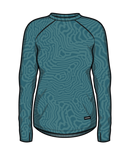 Blackstrap Women's Summit Crewneck in Inprint Surge