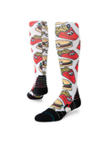 Stance Combo Meal Mid Poly Snow - front view