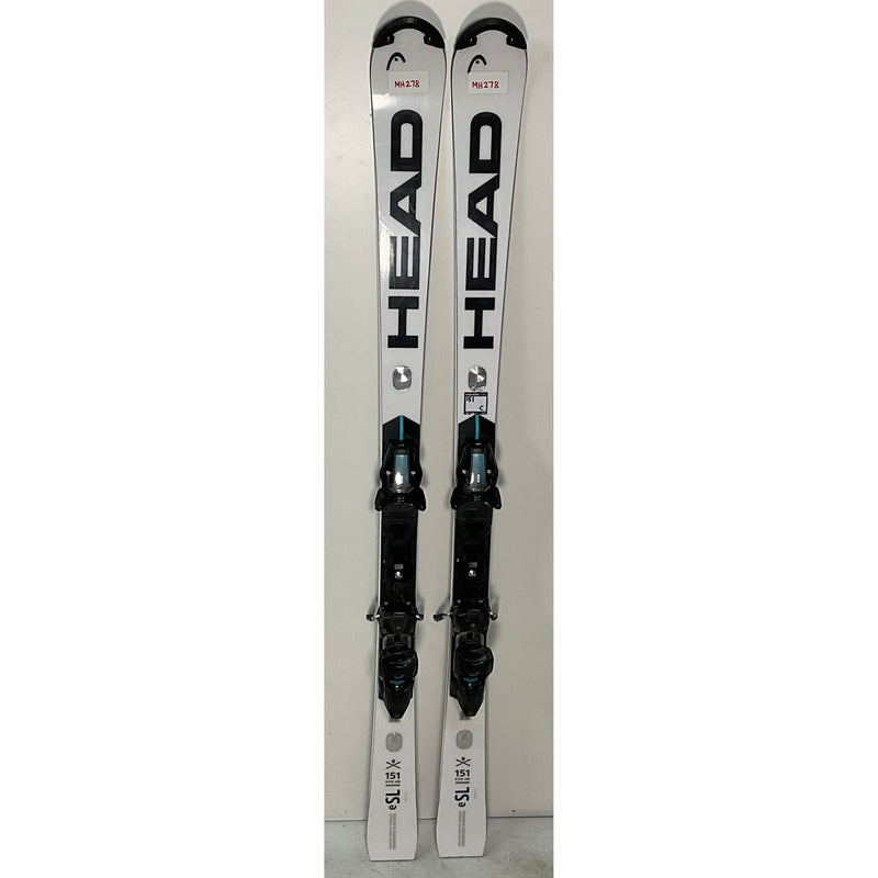 2026 Head WCR e-SL Rebel 151cm Skis w/ FreeFlex 11 Bindings (278)