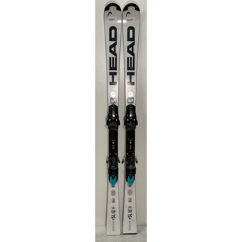 2026 Head WCR e-SL Rebel 158cm Skis w/ FreeFlex 16 Bindings (287)