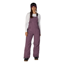686 Womens Black Magic™ Insulated Bib - Black Plum Grid Corduroy