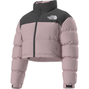 The North Face Women's Nuptse Short Jacket - Metal Pink/TNF Black