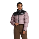 The North Face Women's Nuptse Short Jacket - Metal Pink/TNF Black