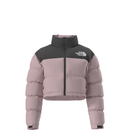 The North Face Women's Nuptse Short Jacket - Metal Pink/TNF Black