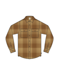 The North Face Men's Arroyo Flannel Shirt—Plaid - Utility Brown TNF Shadow Plaid