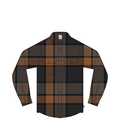 The North Face Men's Arroyo Flannel Shirt—Plaid - Burnt Umber Macro Small Plaid