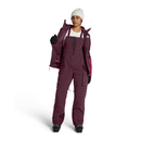 The North Face Women's Freedom Insulated Bib - Burgundy Crush