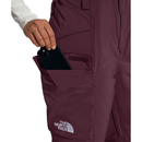 The North Face Women's Freedom Insulated Bib - Burgundy Crush