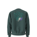 The North Face Men's Retro Trail Relaxed Crew—Graphic - Pacific Teal