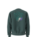 The North Face Men's Retro Trail Relaxed Crew—Graphic - Pacific Teal