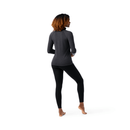 Smartwool Women's Classic Thermal Merino Base Layer 1/4 Zip - Charcoal Heather
