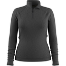 Smartwool Women's Classic Thermal Merino Base Layer 1/4 Zip - Charcoal Heather