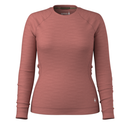 Smartwool Women's Classic Thermal Merino Base Layer Crew - Rosewood Heather