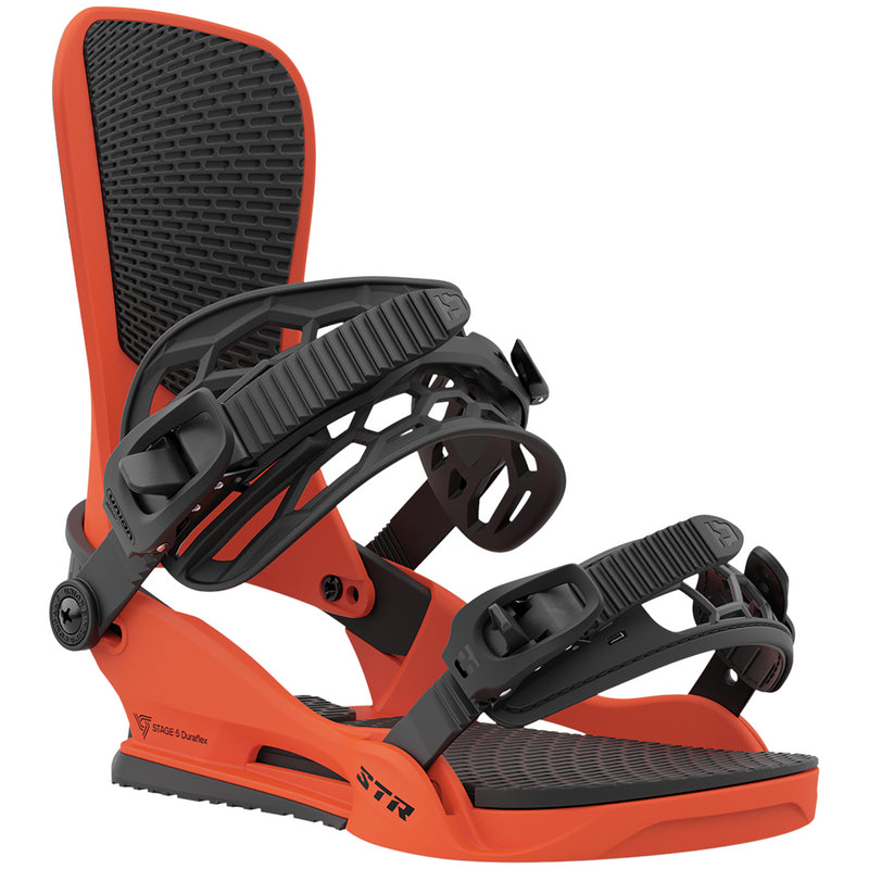 2024 Union STR Hunter Orange Snowboard Bindings - M