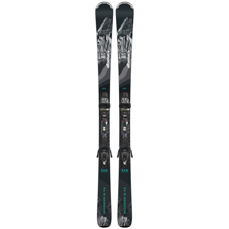 2023 Nordica AllDrive 74 Women's Ski w/ Bindings - 144 cm