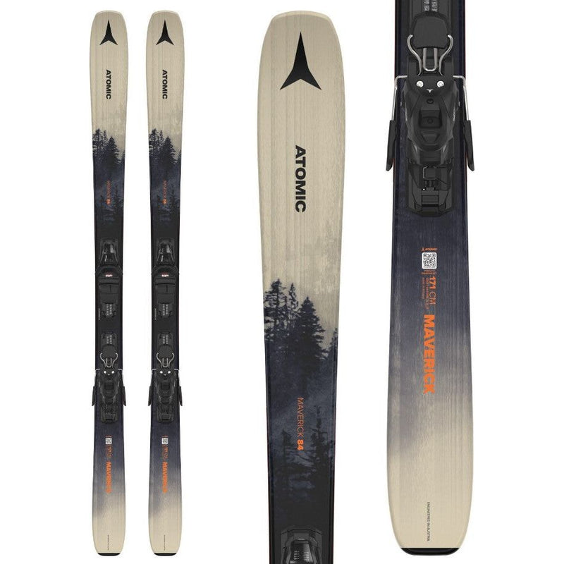 2025 Atomic Maverick 84 Skis w/ M10 Bindings - 153 cm