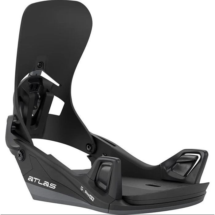 2026 Union Atlas Step On Black Snowboard Bindings